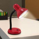 Luminária De Mesa Flexivel Haste De Metal Bivolt E27 - Abelhuda Presentes