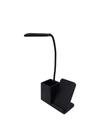 Luminária de Mesa Flexível Led Porta Caneta com Carregamento Sem Fio Preto - EMBU LED Luminária de Mesa Flexível Led Porta Caneta com Carregamento Sem Fio Preto - EMBU LED