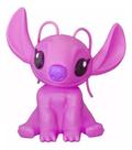 Luminária De Mesa Infantil Angel Stitch Rosa Disney Decorativa Menina Menino Presente Casa Sala Quarto Escritório Estante Rack Aparador 3D Led Usare