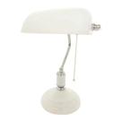 Luminária De Mesa Inglesa Branca 1X E27 Gmh