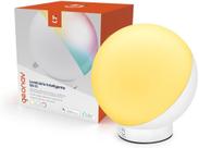 Luminária de mesa Inteligente WiFi, LED 12W, 1200 Lúmens, Branco Frio Quente, Controle através do App, Bivolt, Branca, HILUM01, Compatível com Alexa