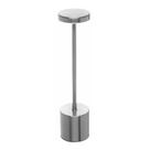 Luminária de Mesa Led 3 Tons Usb Cosmos Prateada Plástico - Wolff