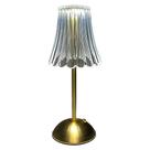 Luminária de Mesa Led 3 Tons Usb Dourada 14x31cm 3709