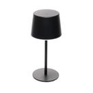 Luminária de Mesa Led 3 Tons Usb Elara Preta Metal