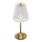 Luminária de Mesa Led 3 Tons Usb Leumina 30cm Dourada- Wolff
