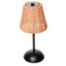 Luminária de Mesa Led 3 Tons Usb Moana Preta Metal Luminária de Mesa Led 3 Tons Usb Moana Preta Metal