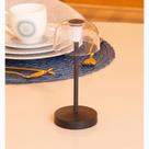 Luminária de Mesa Led 3 Tons Usb Wolff Íris Preta Metal