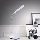 Luminária de Mesa LED 4 Pontos Flexível Portátil Sem Fio à Pilha AAA para Estudo Leitura Branca