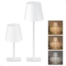 Luminária De Mesa Led Abajur Dimerizável Sem Fio Recarregável Touch