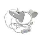 Luminária De Mesa LED Ajustável Com Clipe USB E Base De Fixação, 3 Cores, Tipo Chifre, Luz De Luminária De Mesa LED Ajustável Com Clipe USB E Base De Fixação, 3 Cores, Tipo Chifre, Luz De