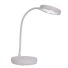 Luminária De Mesa LED Articulado Dobrável e Suporte Celular
