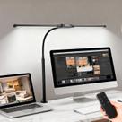 Luminária de Mesa LED fuaoddda com Dupla Cabeça e Controle Remoto, 10 Níveis