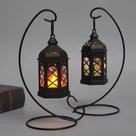Luminária De Mesa LED Hexagonal Vintage Portátil Com Design De Moinho De Vento, Luz Noturna Luminária De Mesa LED Hexagonal Vintage Portátil Com Design De Moinho De Vento, Luz Noturna