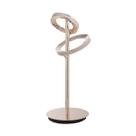 Luminaria De Mesa Led Metal Dourado 11w 3000k Yamamura