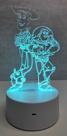 Luminária de mesa Led RGB Disney Pixar Toy Story sortidas Cor:Buzz e Woody
