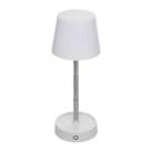 Luminária de Mesa Led Usb Touch Retrátil Luna Branca Lyor