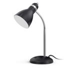 Luminária de Mesa LEPOWER de Metal com Pescoço de Ganso Ajustável Preta
