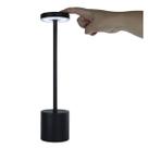Luminaria de Mesa Luz LED Sensor Touch Recarregável USB 34cm