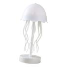 Luminária de mesa medusa decorativa rgb sensível ao som luz noturna led silenciosa, usb, efeito de água-viva