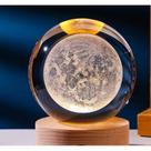 Luminária de Mesa para quarto Luminaria Decorativa Aconchegante Bola de Cristal Decoração Globo Terrestre Luxo