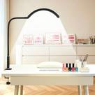 Luminária de Mesa para Unhas MINIEAR Meia-Lua LED 3 Cores 10 Níveis