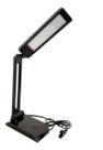 Luminária de Mesa Pelicano Preto LED 4W PREMIUM LLUMM Bronzearte Articulável, Luz Branca Fria 6500K, Bivolt
