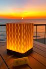 Luminária de mesa quadrada Abajur de mesa sem aquecimento Deixe seu Ambiente Mais Bonito e aconchegante 18x12