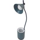 Luminaria de Mesa Touch Abajur Led Iluminado Flexivel Porta Objetos Organizador Lapis Canetas Material Home Office Escritorio