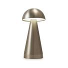 Luminaria de mesa usb metal prata com led 20cm Luminaria de mesa usb metal prata com led 20cm