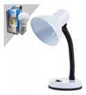 Luminária De Mesa Viking Branca Luminatti 127v-220v Lm407
