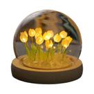 Luminária De Noite Em Forma De Tulipa Para Decoração De Casa, Presentes Únicos De Aniversário E Luminária De Noite Em Forma De Tulipa Para Decoração De Casa, Presentes Únicos De Aniversário E