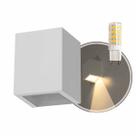 Luminária De Parede 1 Foco Policarbonato + Led G9 5W St2775