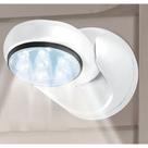 Luminária De Parede 7 Leds Luz Sensor De Movimento