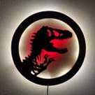 Luminária de parede Jurassic Park 33 cm