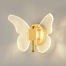 Luminária de Parede LED Borboleta Chrasy 10W em Acrílico 22x10x8 cm