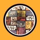 Luminária de Parede Led Sign Mosaico Star Wars