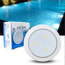 Luminaria de piscina 9w 63 mm rosca 1/2 cor branco frio corpo branco