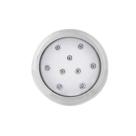 Luminária De Piscina 9w 80 Mm Rosca 1/2 Cor Branca Corpo Transparente Iluctron