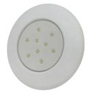 Luminária de Piscina LED Monocromático Iluctron Borda Branca 9w 125mm