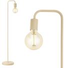 Luminária de piso BoostArea cáqui 160 cm, metal, soquete E26 Luminária de piso BoostArea cáqui 160 cm, metal, soquete E26