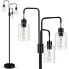 Luminária de Piso Industrial BoostArea com 3 Cúpulas de Vidro Luminária de Piso Industrial BoostArea com 3 Cúpulas de Vidro