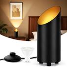 Luminária de piso uplight GeyouLux 7W GU10 2700K IP44 preta Luminária de piso uplight GeyouLux 7W GU10 2700K IP44 preta