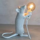 Luminária de Rato Para Cabeceira, USB, 2w, Luz Quente, Branco, LexLight