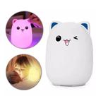 Luminária De Silicone Panda Fofo Noturna Sensor De Toque Recarregável De USB