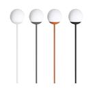 Luminária De Solo Jardim Espeto Esfera Vidro Aluminio