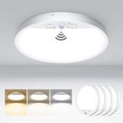 Luminária de Teto hepside 7" com Sensor de Movimento 15W 3 Cores