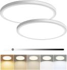 Luminária de teto hunhun 16" 4800LM regulável 5CCT Slim, pacote com 2