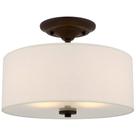 Luminária de teto Kira Home Addison 13 2-Light Bronze Luminária de teto Kira Home Addison 13 2-Light Bronze