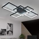 Luminária de teto LED para sala de estar regulável 80W