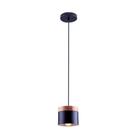 Luminária de Teto Lustre Pendente Lagos Com Detalhe em Madeira para Balcão Cozinha Quarto E27 Bivolt